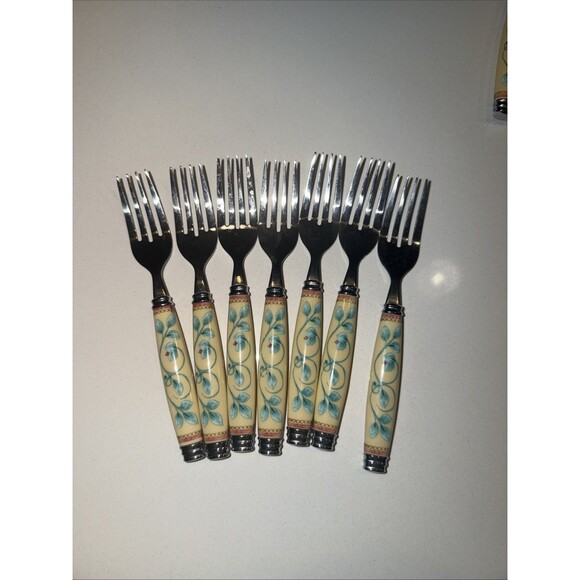 Pfaltzgraff Vintage French Quarter Stainless Silverware Flatware - 30 Pieces - Picture 6 of 7